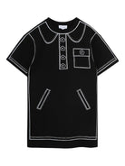 Abito per bambina The Marc Jacobs Kids nero con dettagli ricamati W60710 09B THE MARC JACOBS KIDS 
