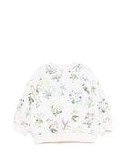 Felpa Daphne per neonata Molo beige con stampa fiori 4S26J201 9541 MOLO KIDS 