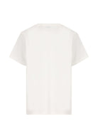 T-shirt per bambina Burberry Kids bianca con logo sul davanti 8117585 A2014 BURBERRY KIDS 