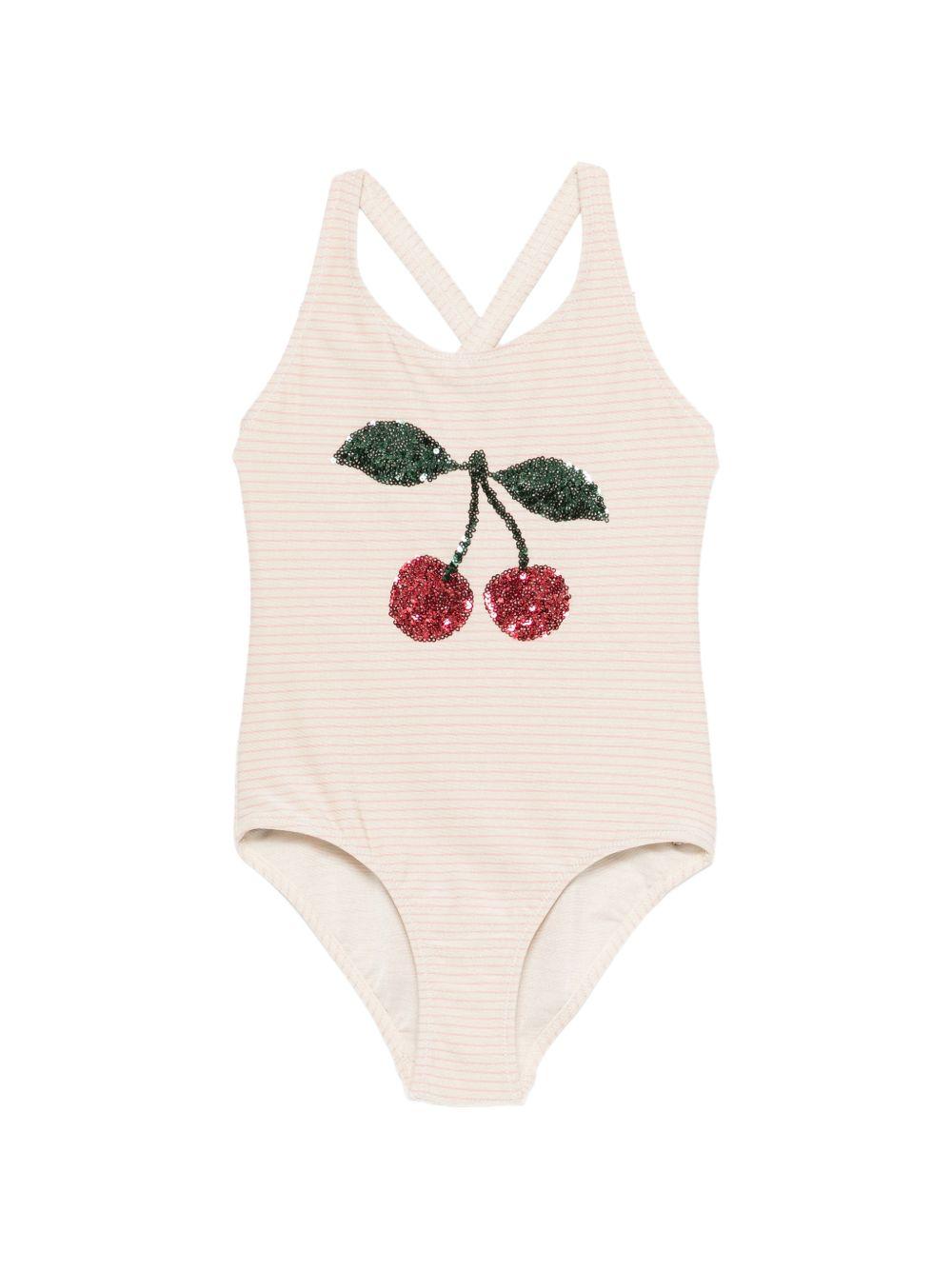 Costume da bagno per bambina Konges Slojd multicolore con spalline incrociate KS104860 ROSE KONGES SLOJD KIDS 