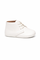 Stivali primi passi per neonato Eli1957 bianco in pelle stringati 11013AF BEIGE Eli Kids 