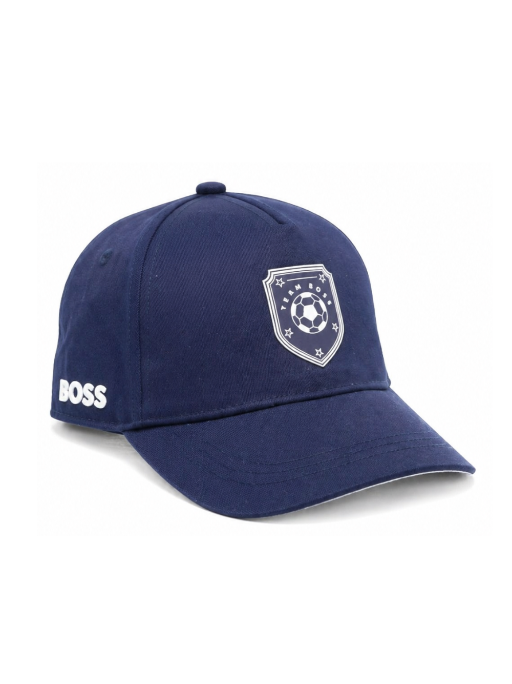 Cappello da baseball per bambino BOSS Kids blu con applicazione logo J53120 84N BOSS KIDS 
