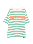 T-shirt per bambino Bobo Choses multicolore con logo sul davanti B126AC136 199 BOBO CHOSES KIDS 