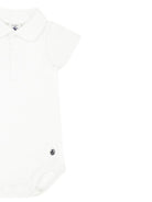 Tutina per neonati Petit Bateau bianca con colletto A09ZH 01 PETIT BATEAU KIDS 
