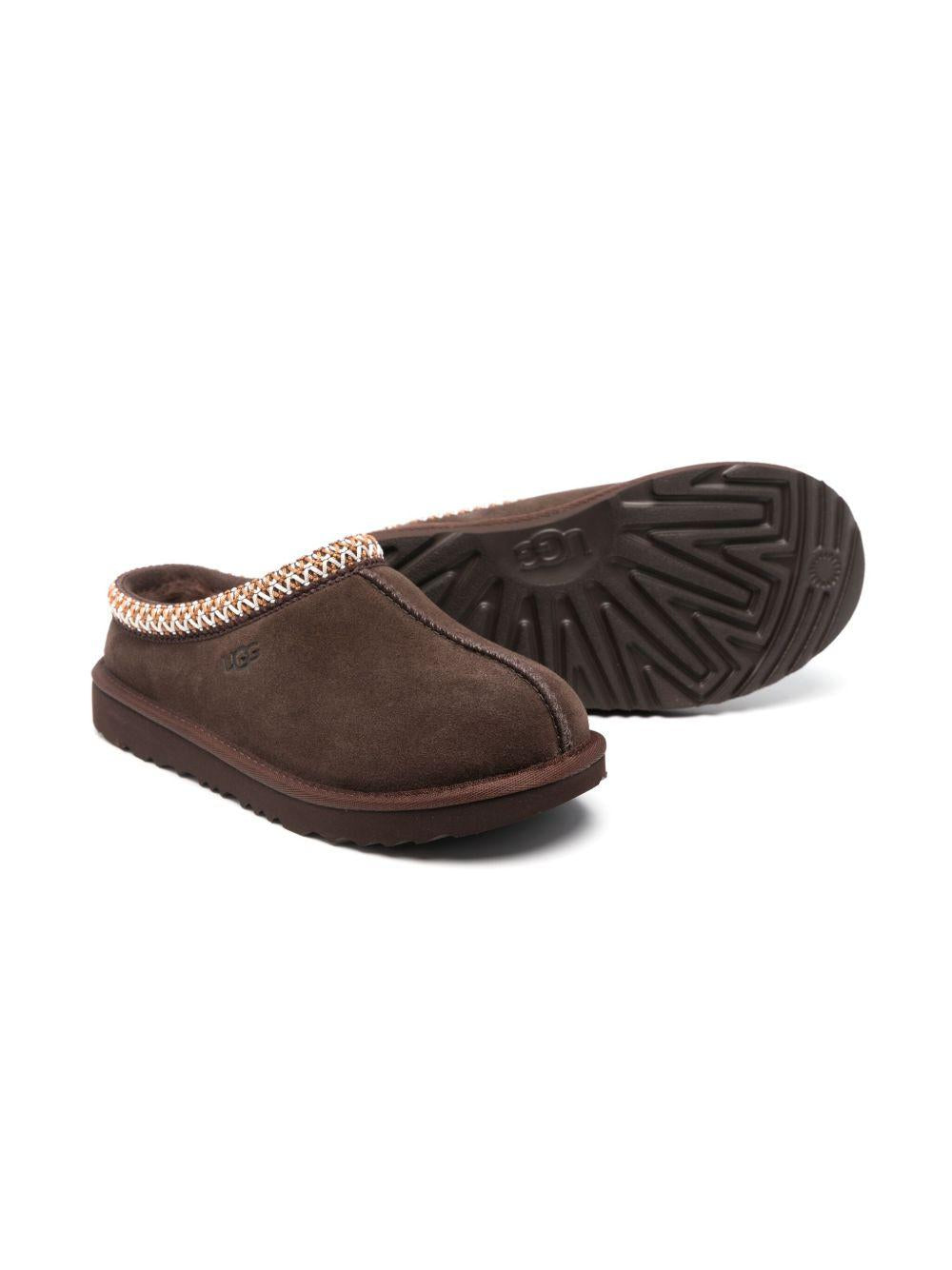 Ciabbatte Tasman II per bambina Ugg Kids marrone con dettaglio intrecciato 1019066K DDC UGG KIDS 