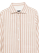 Camicia per bambino Fay Kids beige con righe verticali FY5P30 Z3691 101BR FAY KIDS 