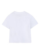 Set due pezzi per neonato Karl Lagerfiel Kids bianco con stampa logo sul davanti Z31067 10P KARL LAGERFELD KIDS 