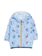 Giacca per neonato K Way Kids E. Le Vrai 4.0 Claudine azzurro con stampa all-over K2137YW A08 K-WAY KIDS 