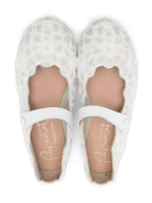 Ballerina per bambina Eli1957 bianco in tulle con chiusura laterale a strappo 40064AL BLANCO Eli Kids 