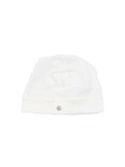 Berretto per neonati Petit Bateau bianco con logo sul davanti A0AZW 01 PETIT BATEAU KIDS 