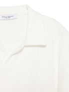 Polo per bambino Paolo Pecora Kids bianco in maglia con effetto raschel PP4038 GESSO PAOLO PECORA KIDS 