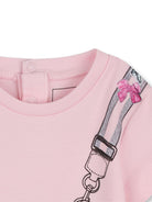 Tutina per neonata The Marc Jacobs Kids rosa con stampa grafica sul davanti W60807 475 THE MARC JACOBS KIDS 