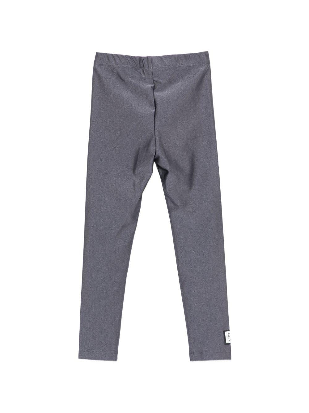 Leggins per bambina Douuod Kids grigio con vita elasticizzata DY6A20 J0331 917 DOUUOD KIDS 