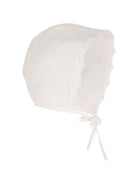 Set abito, coulotte e capellino per neonata Chloé Kids bianco con finiture in pizzo C20935 117 CHLOE' KIDS 