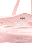 Borsa fasciatoio per neonato Moschino Kids rosa con applicazione orsetto MUX05TLCA19 50209 MOSCHINO KIDS 