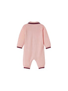 Tutina per neonata Gucci Kids rosa con finiture motivo Web 825863XKEXN 5013 GUCCI KIDS 