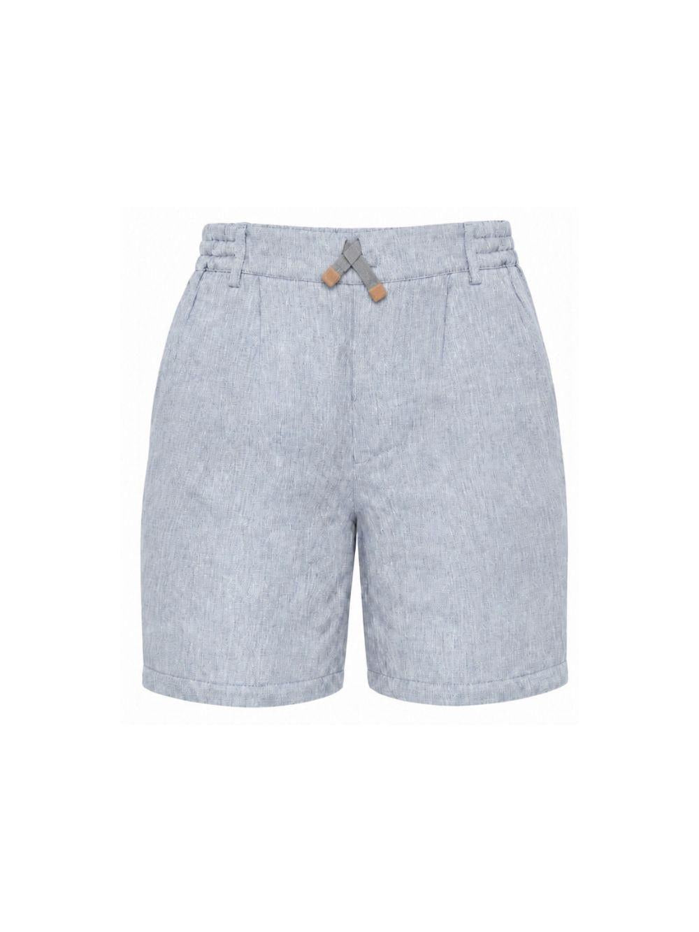 Shorts per bambino Eleventy Kids azzurri con vita elasticizzata EY6P19 I0316 600 ELEVENTY KIDS 