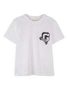 T-shirt per bambino Givenchy Kids bianco in cotone con logo H30957 10P GIVENCHY KIDS 