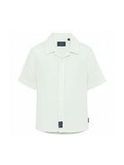 Camicia per bambino Paul & Shark Junior verde chiaro con colletto classico WUC002LUC01 31232 PAUL & SHARK KIDS 