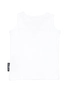 Canotta per neonati John Richmond Junior bianca con dettaglio logo RIP26037CN WHITE JOHN RICHMOND KIDS 