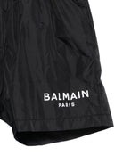 Costume da bagno per bambino Balmain Kids nero con logo sul davanti BYCP59 Z3781 930BC BALMAIN KIDS 