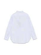 Camicia per bambino Etro Kids azzurra con effetto jacquard GW5P10 P0472 600 ETRO KIDS 