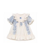 Abito per neonata Etro Kids beige con stampa paisley GY1001 S0221 106CE ETRO KIDS 