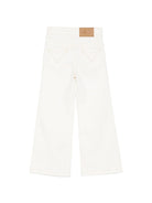 Jeans per bambina Molo bianco con toppa posteriore 2S26I119 5474 MOLO KIDS 