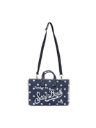 Phone bag MC2 Saint Barth blu con motivo a pois PHONE001 03285L MC2 ST. BARTH KIDS 