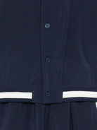 Set due pezzi per bambino Emporio Armani blu scuro con logo ricamato EB001042 AF20699 MB569 EMPORIO ARMANI KIDS 