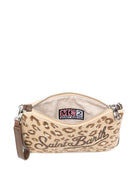 Borsa Parisienne MC2 Saint Barth beige con stampa animalier PAR0021 00349L MC2 ST. BARTH KIDS 