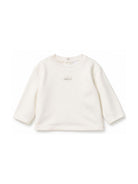T-shirt per neonato Emporio Armani Kids bianca con patch logo EB001640 AF26009 U1009 EMPORIO ARMANI KIDS 