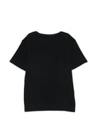 T-shirt per bambini Bonpoint nera con logo sul davanti S06BTSK00007 199A BONPOINT KIDS 