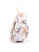Zaino per bambini Molo Kids bianco con stampa grafica gatti all-over 7W26V204 5848 MOLO KIDS 