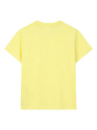 T-shirt per bambino Hugo Kids gialla con logo goffrato G01014 544 Hugo KIDS 