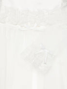 Abito per neonata Monnalisa bianco in tulle con design ricamato 73E906 5976 0001 MONNALISA 