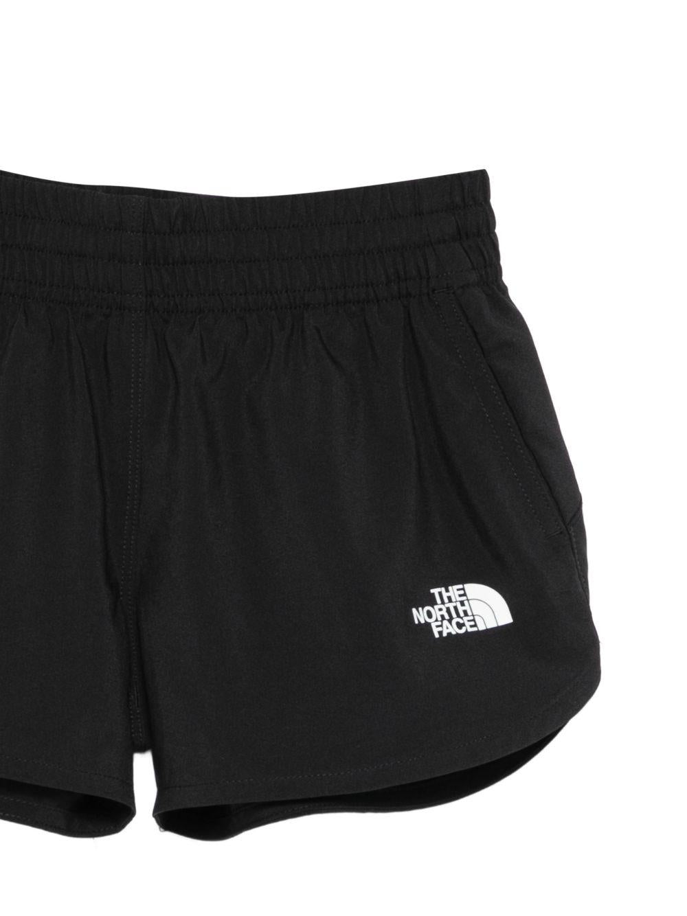 Shorts per bambina The North Face Kids nero con stampa logo NF0A8F97 JK31 THE NORTH FACE KIDS 