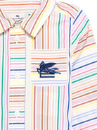 Camicia per neonato Etro Kids multicolor con design a righe GY5500 Z3654 101RO ETRO KIDS 