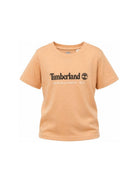 T-shirt per bambino Timberland Kids beige con stampa logo T60968 230 TIMBERLAND KIDS 