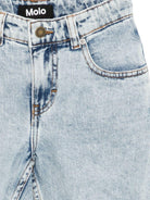 Shorts per bambino Molo azzurro con passanti per cintura 6S26H104 5457 MOLO KIDS 