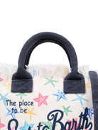 Borsa Colette MC2 Saint Barth bianca con stampa stelle marine COL0001 00578L MC2 ST. BARTH KIDS 
