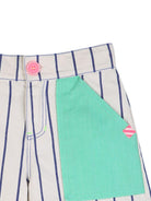 Shorts per bambina Billieblush multicolore con design a righe U22099 N48 BILLIEBLUSH KIDS 