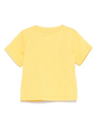 T-shirt per neonato Stella McCartney Kids giallo con stampa grafica TX8501 Z0434 248 STELLA McCARTNEY KIDS 