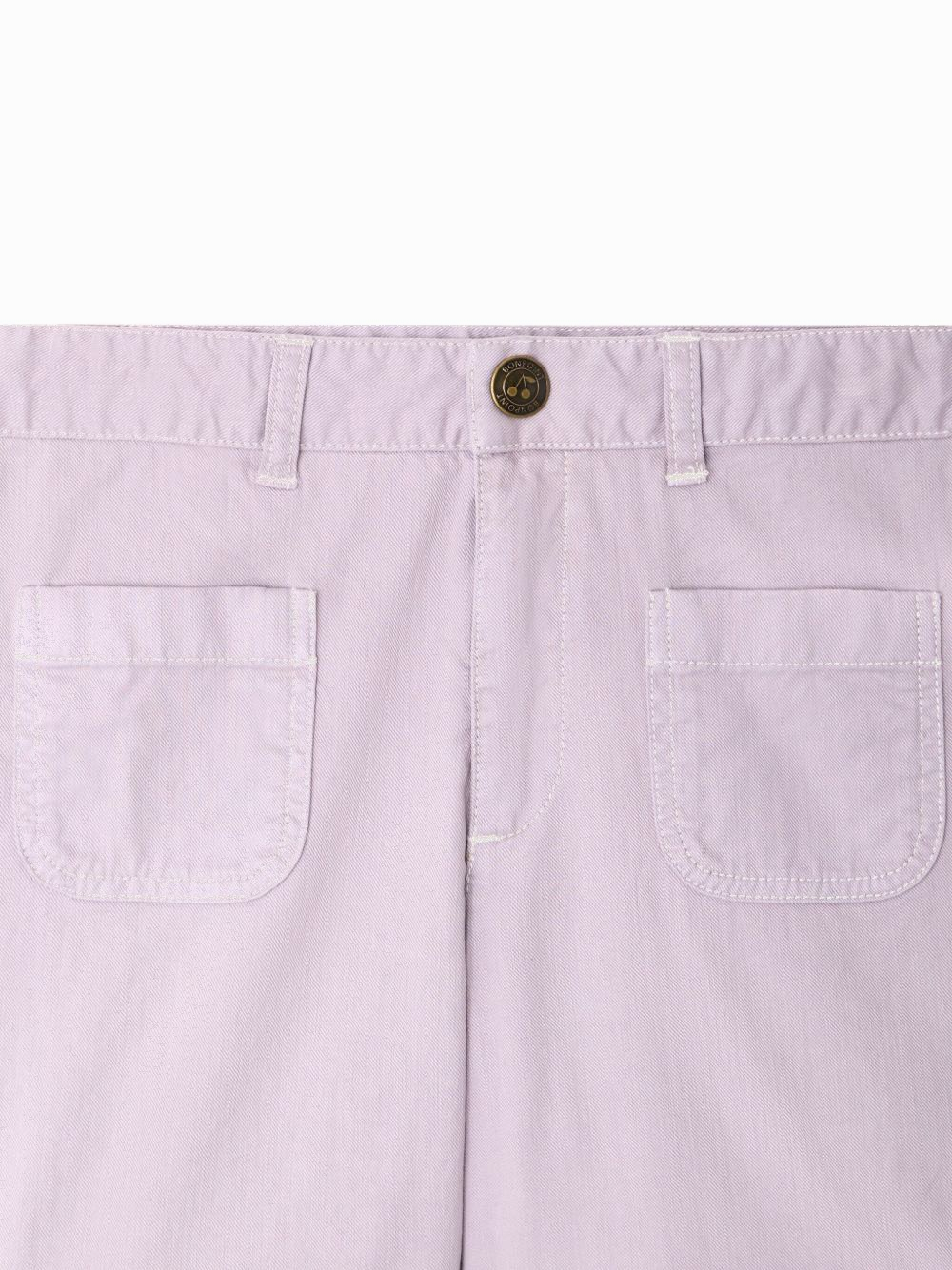 Shorts Eureka per bambina Bonpoint viola con tasche applicate C06GBEW00002 057A BONPOINT KIDS 