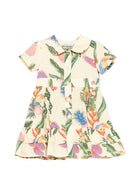 Abito per neonata Roberto Cavalli Kids giallo con stampa tropicale CIP26037VE TROP. YELL. ROBERTO CAVALLI KIDS 