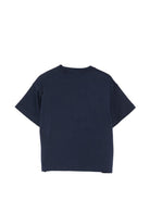 T-shirt per bambino Etro Kids blu con ricamo Pegaso sul davanti GZ8P51 Z3672 617 ETRO KIDS 