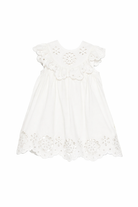 Abito per bambina Zimmermann Kids bianco con dettaglio floreale 5864DR S261 ZIMMERMANN KIDS 