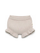 Shorts per neonata Douuod Kids beige con trama a coste DZ6059 Z3404 107 DOUUOD KIDS 