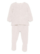 Completo maglione e pantaloni per neonati Paz Rodríguez beige con chiusura con bottoni 103-113165 64 H109 PaZ RODRIGUEZ 