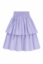 Gonna Brenna per bambina Molo viola con design arricciato 2S26D101 5622 MOLO KIDS 